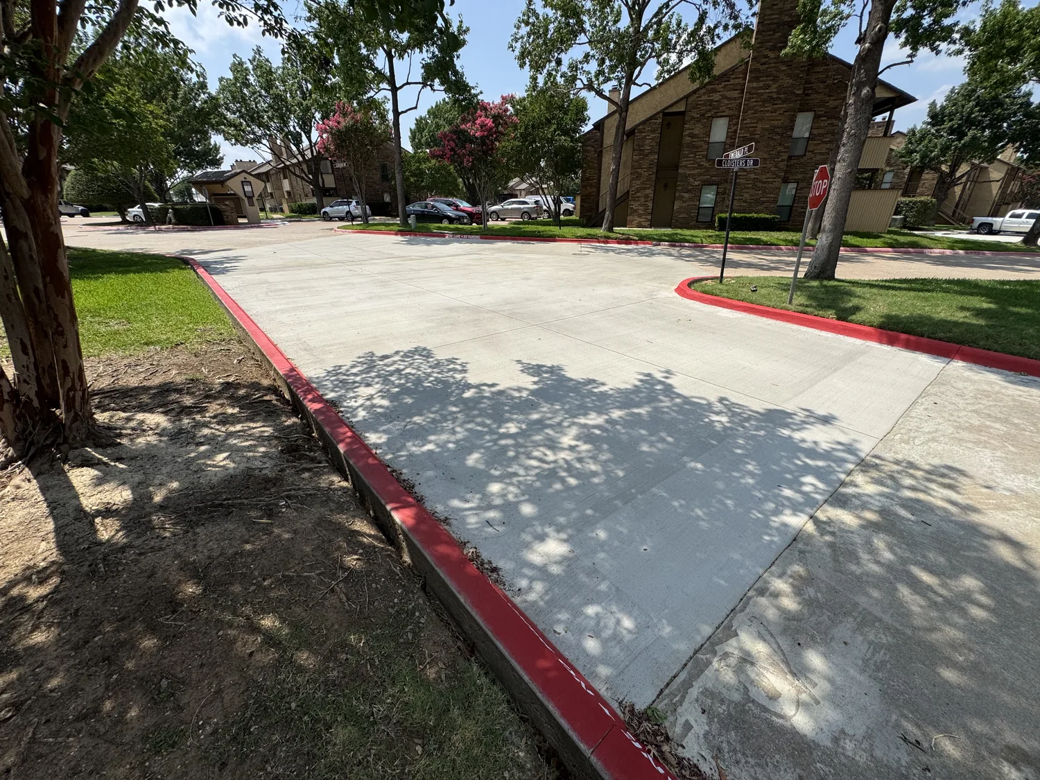 Poured to spec, documented to match by Lucky’s Concrete in Fort Worth